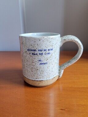 Sugarboo & Co. XO Mug - Johnny Cash Quote Speckled Ceramic Handmade Mug 15oz